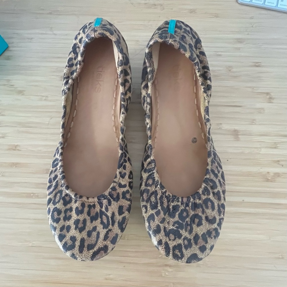 Tieks Leopard Print Flats
